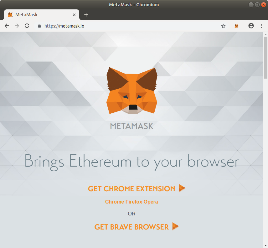 Install MetaMask
